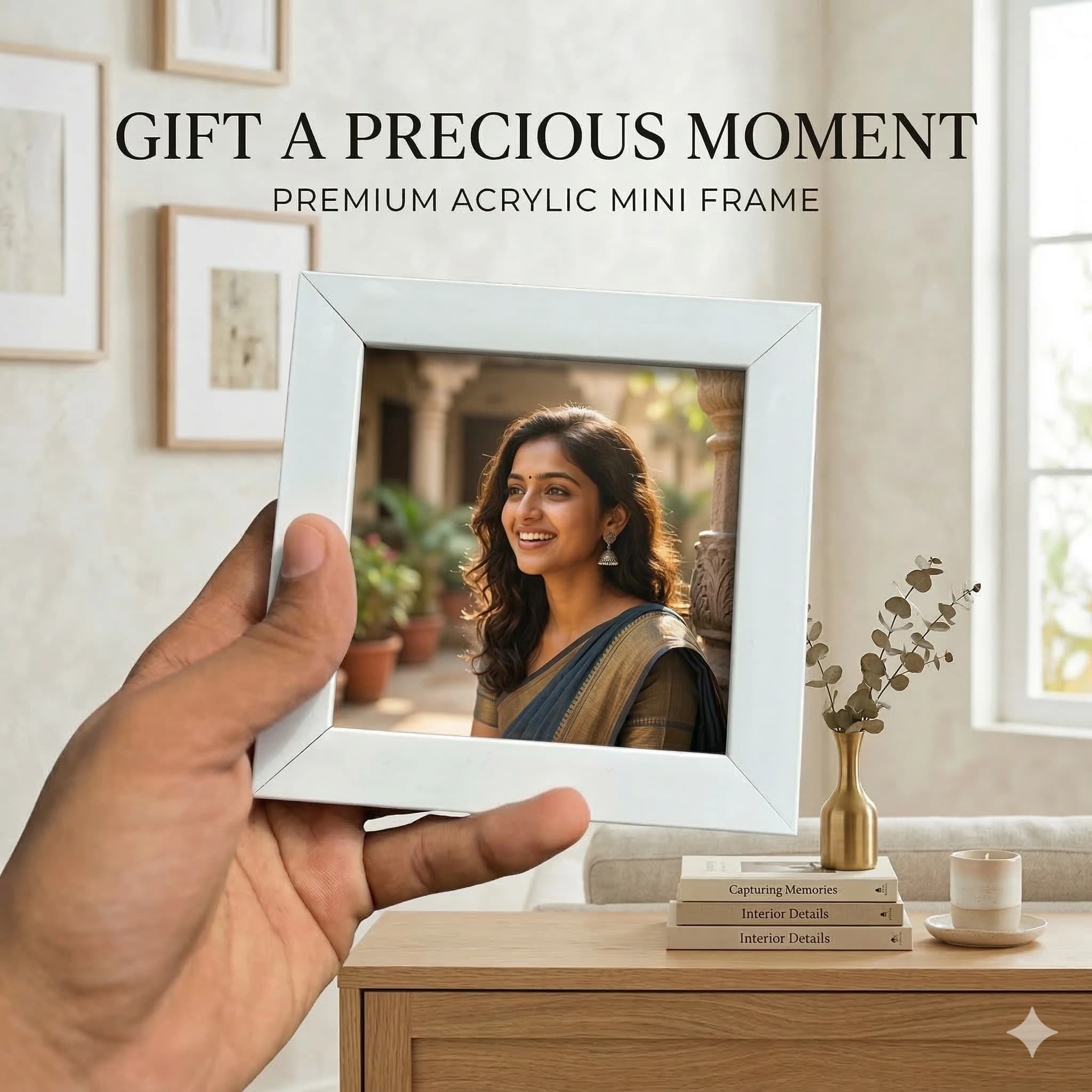 Mini Photo frame 4 x 4 inch